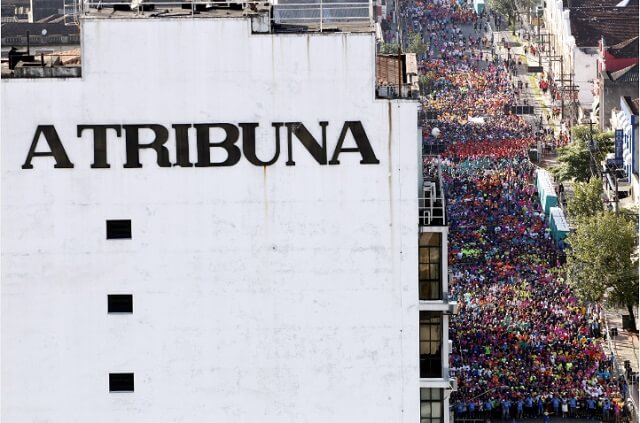 corrida tribuna fm 10k Santos