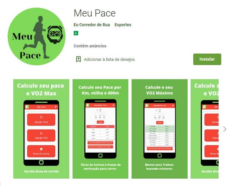 calculadora pace, ritmo médio e velocidade na corrida de rua