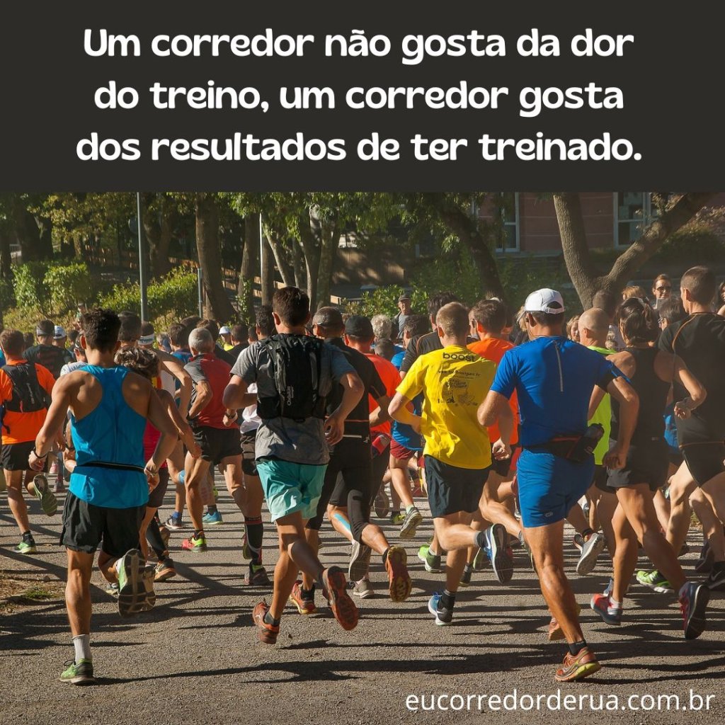 frase corredor treinou e teve dor