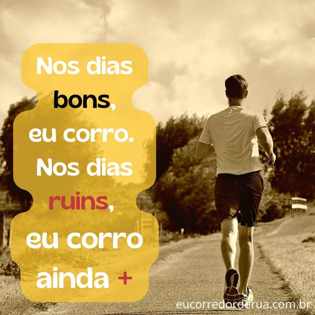 frase correr todos os dias